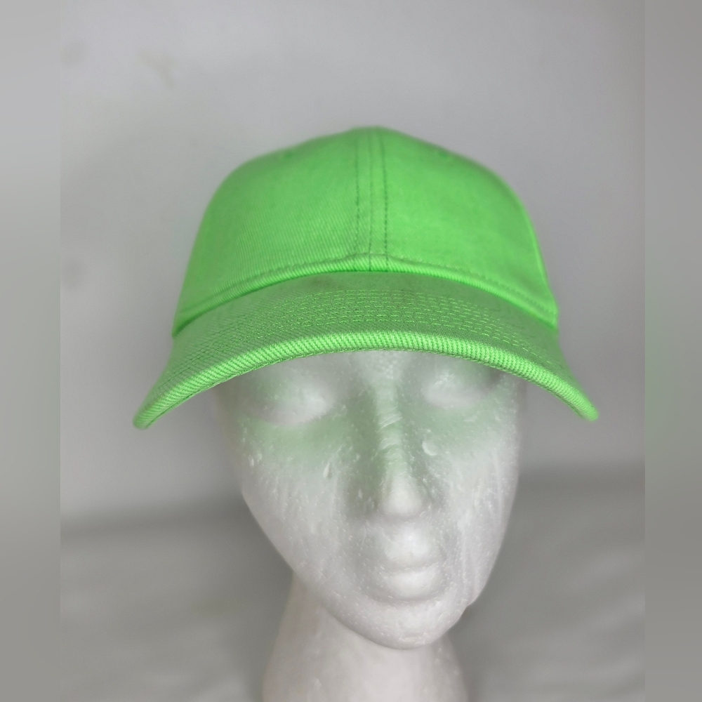 Skims OS Vibrant Green 100% Cotton And  Blend Fabric Hat /Cap